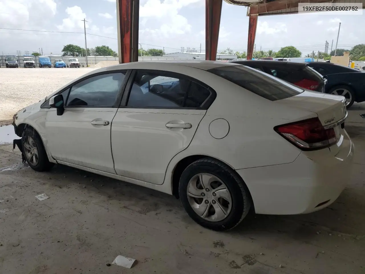 2013 Honda Civic Lx VIN: 19XFB2F50DE002752 Lot: 57228195