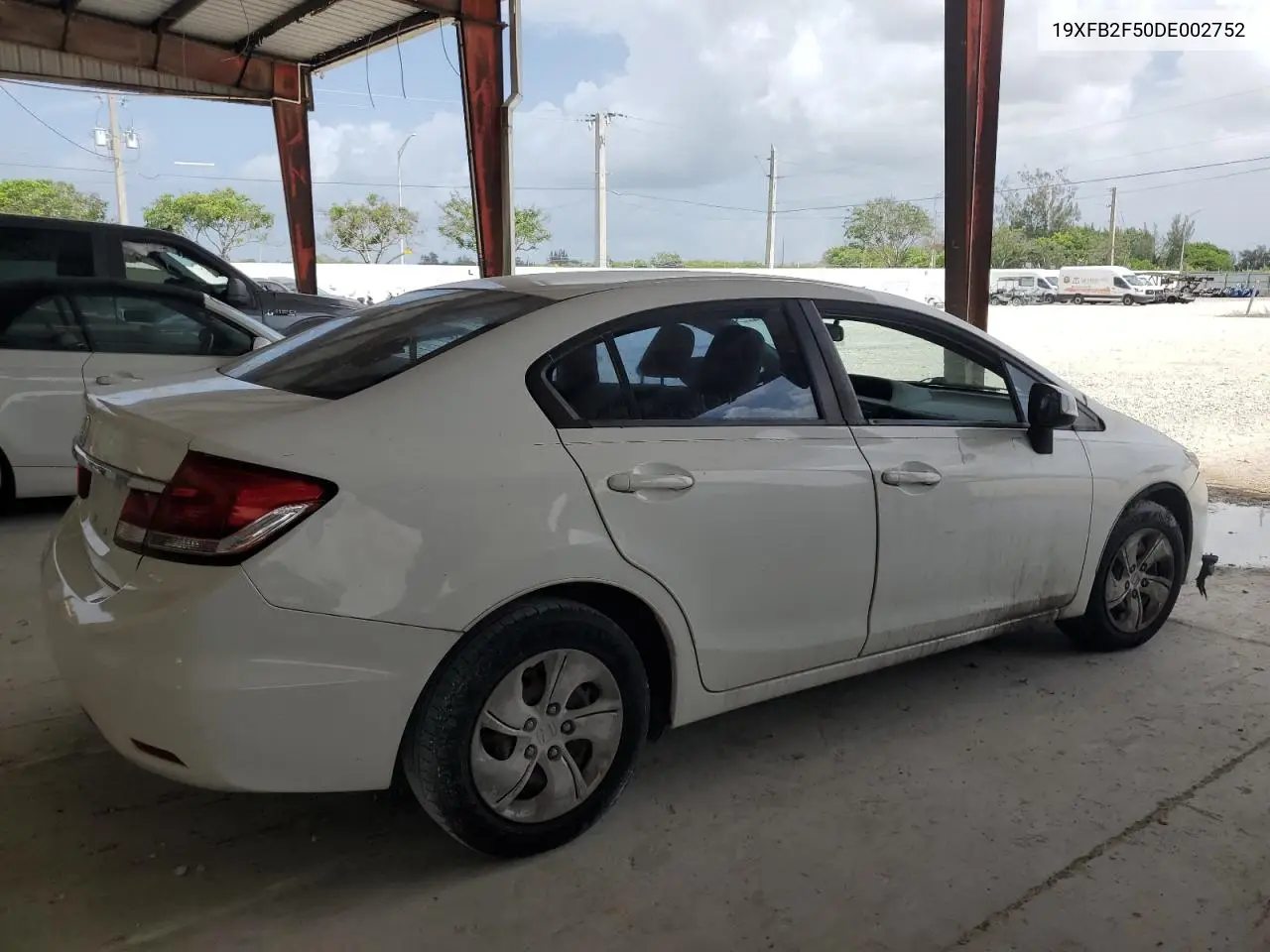 2013 Honda Civic Lx VIN: 19XFB2F50DE002752 Lot: 57228195