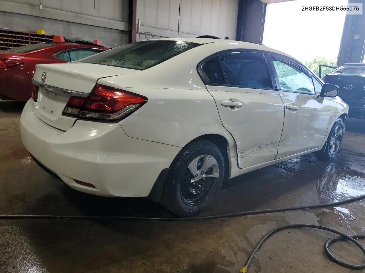 2013 Honda Civic Lx VIN: 2HGFB2F53DH566076 Lot: 61378325