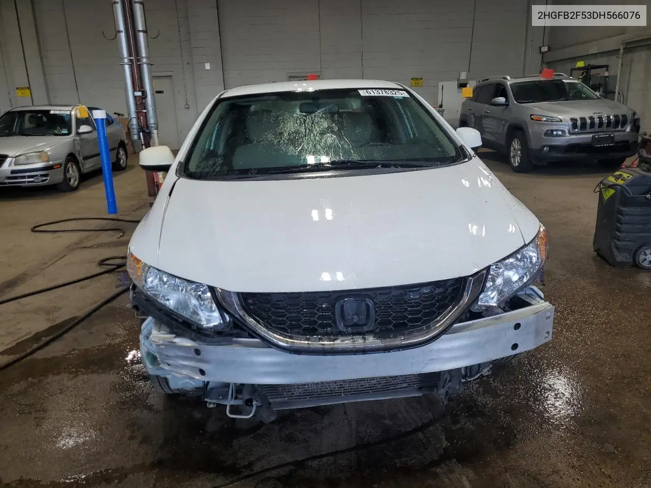2013 Honda Civic Lx VIN: 2HGFB2F53DH566076 Lot: 61378325