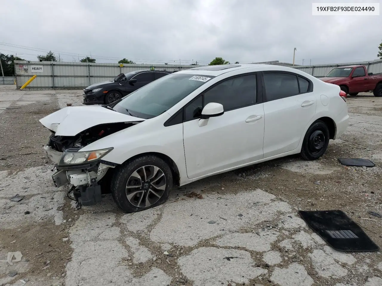 19xfb2f93de024490 19XFB2F93DE024490 2013 Honda Civic Exl