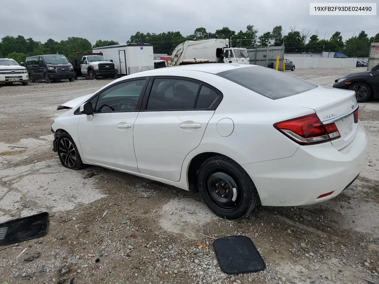 19xfb2f93de024490 19XFB2F93DE024490 2013 Honda Civic Exl