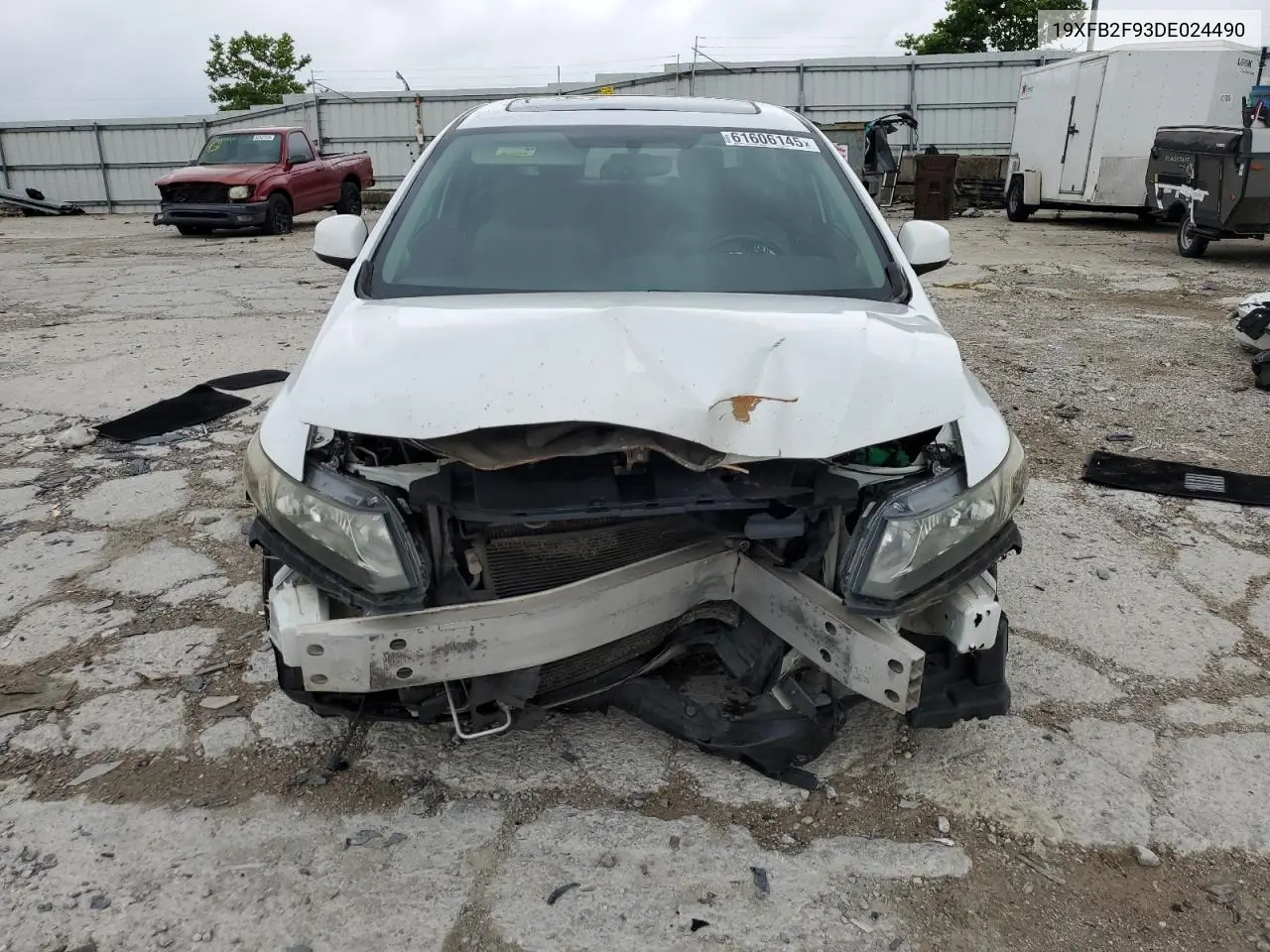 19xfb2f93de024490 19XFB2F93DE024490 2013 Honda Civic Exl