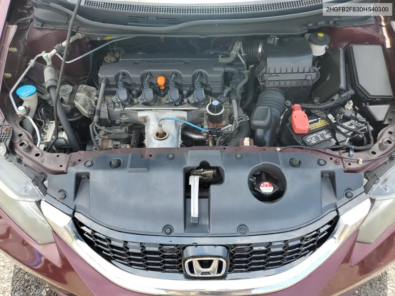2013 Honda Civic Ex VIN: 2HGFB2F83DH540300 Lot: 61845055