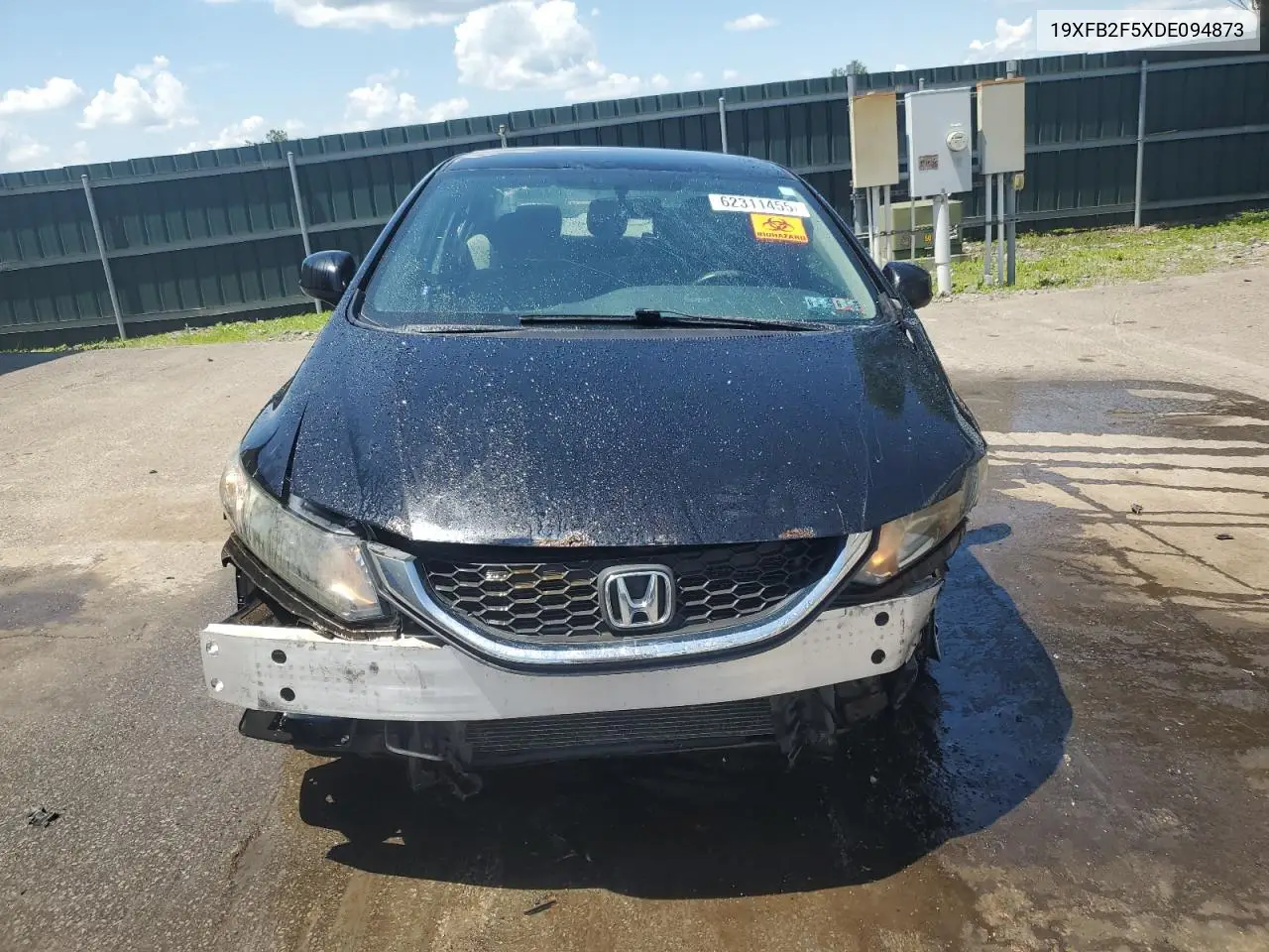 2013 Honda Civic Lx VIN: 19XFB2F5XDE094873 Lot: 62311455