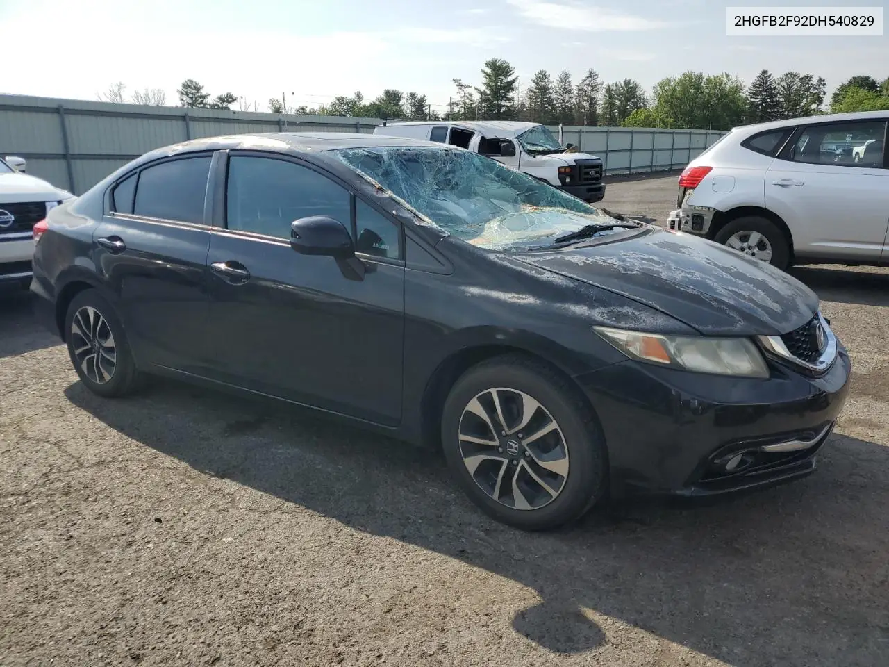2013 Honda Civic Exl VIN: 2HGFB2F92DH540829 Lot: 62496525