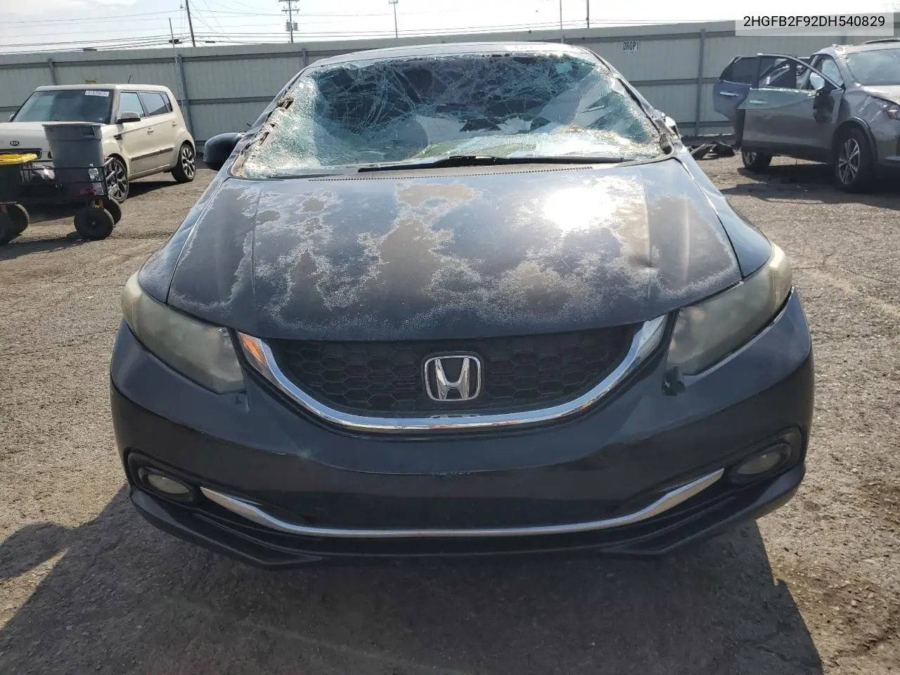 2013 Honda Civic Exl VIN: 2HGFB2F92DH540829 Lot: 62496525