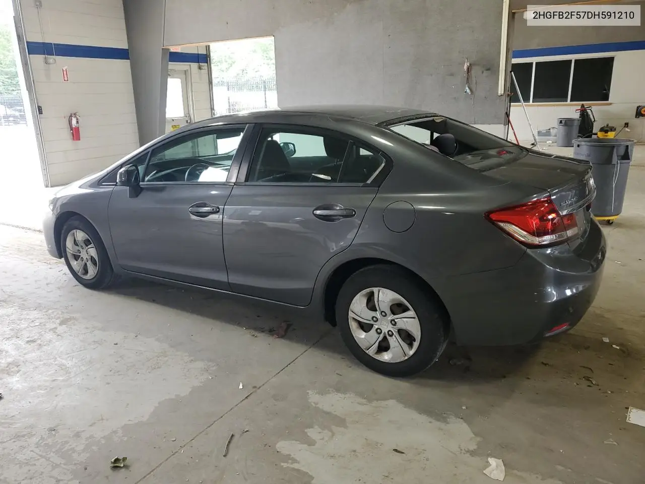 2013 Honda Civic Lx VIN: 2HGFB2F57DH591210 Lot: 62608785