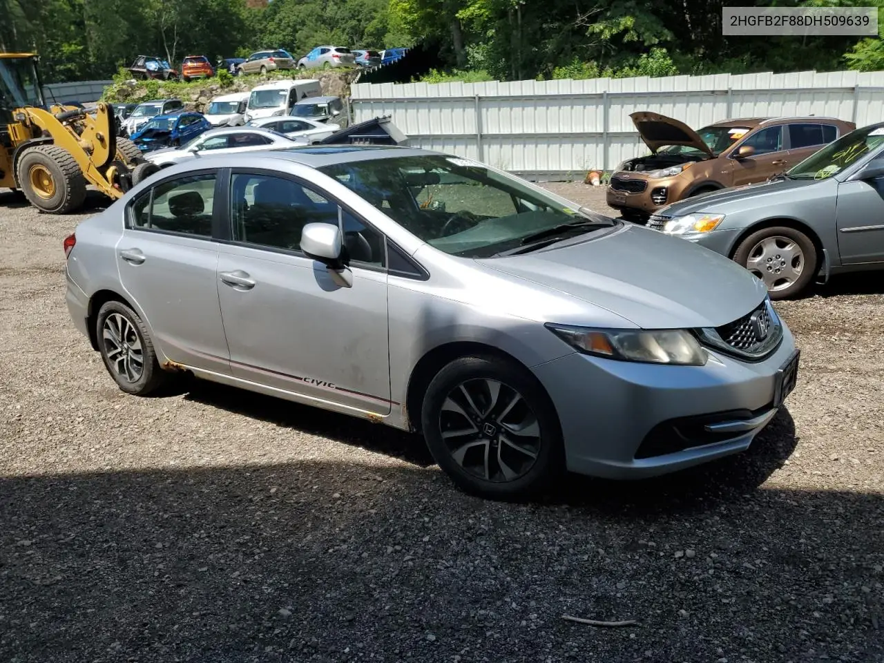 2013 Honda Civic Ex VIN: 2HGFB2F88DH509639 Lot: 62614535