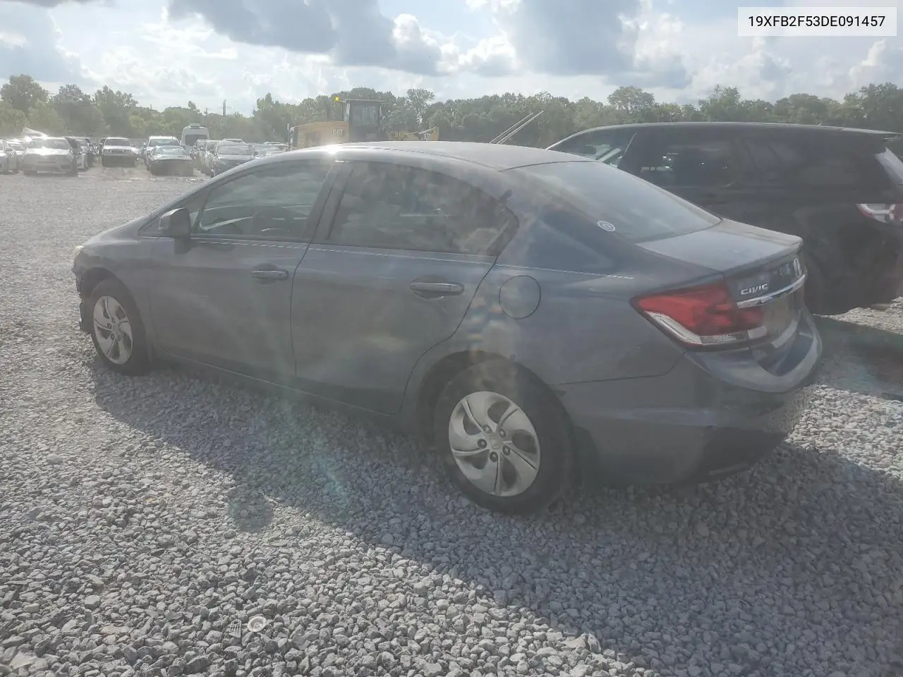 2013 Honda Civic Lx VIN: 19XFB2F53DE091457 Lot: 62691065