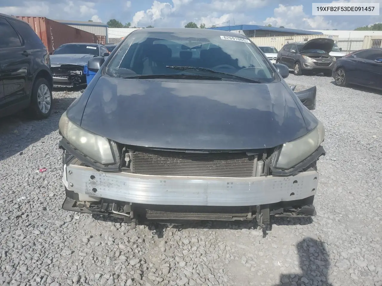 2013 Honda Civic Lx VIN: 19XFB2F53DE091457 Lot: 62691065