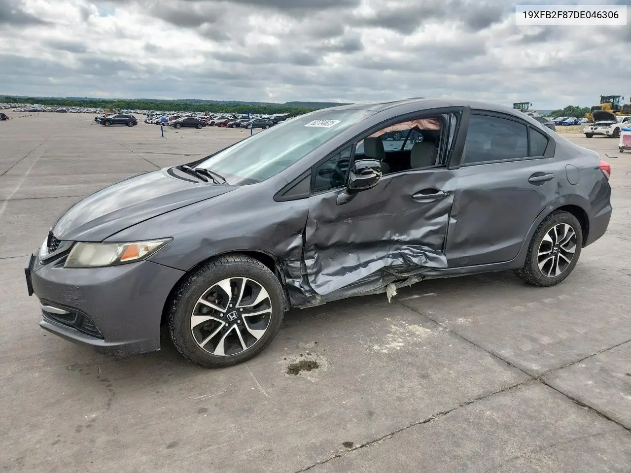 2013 Honda Civic Ex VIN: 19XFB2F87DE046306 Lot: 62704825