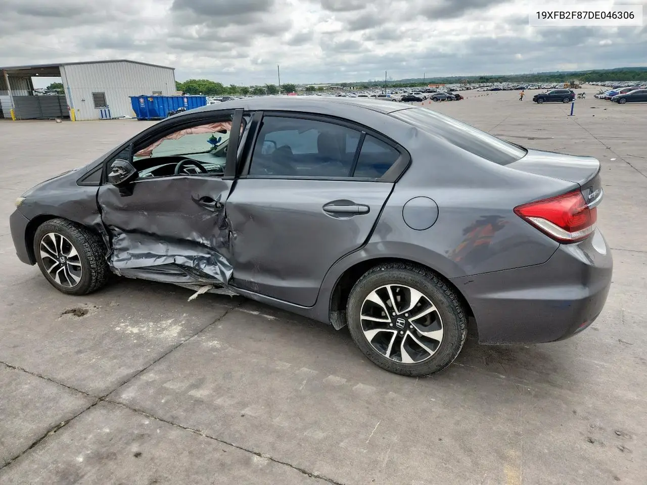 2013 Honda Civic Ex VIN: 19XFB2F87DE046306 Lot: 62704825