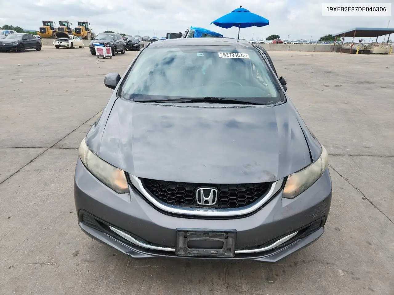 2013 Honda Civic Ex VIN: 19XFB2F87DE046306 Lot: 62704825