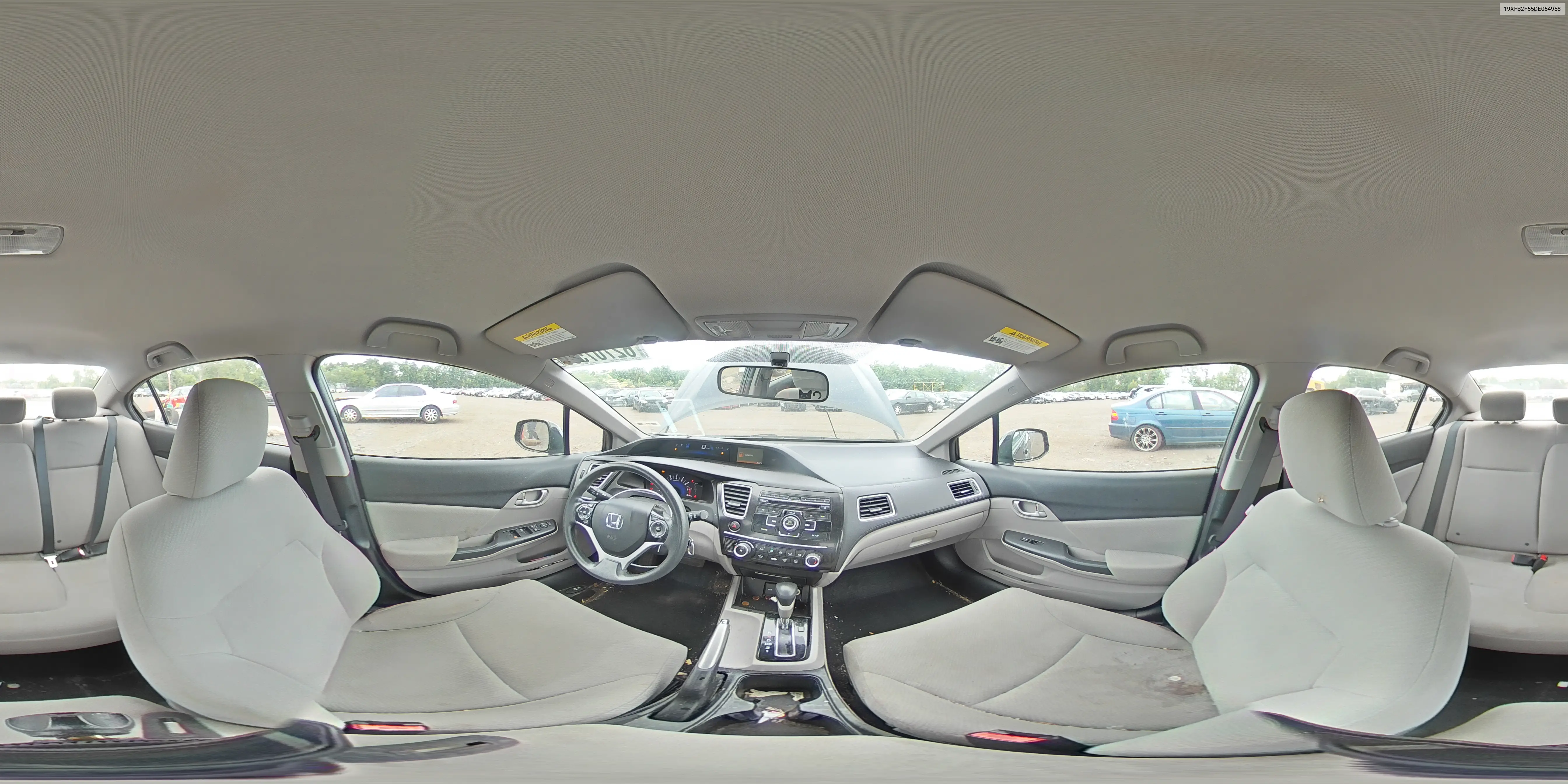 2013 Honda Civic Lx VIN: 19XFB2F55DE054958 Lot: 62707595