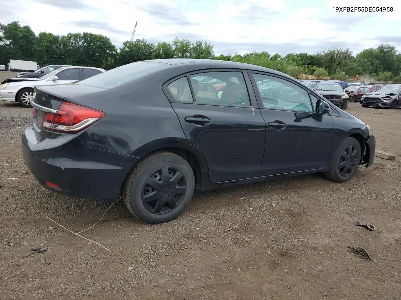 2013 Honda Civic Lx VIN: 19XFB2F55DE054958 Lot: 62707595