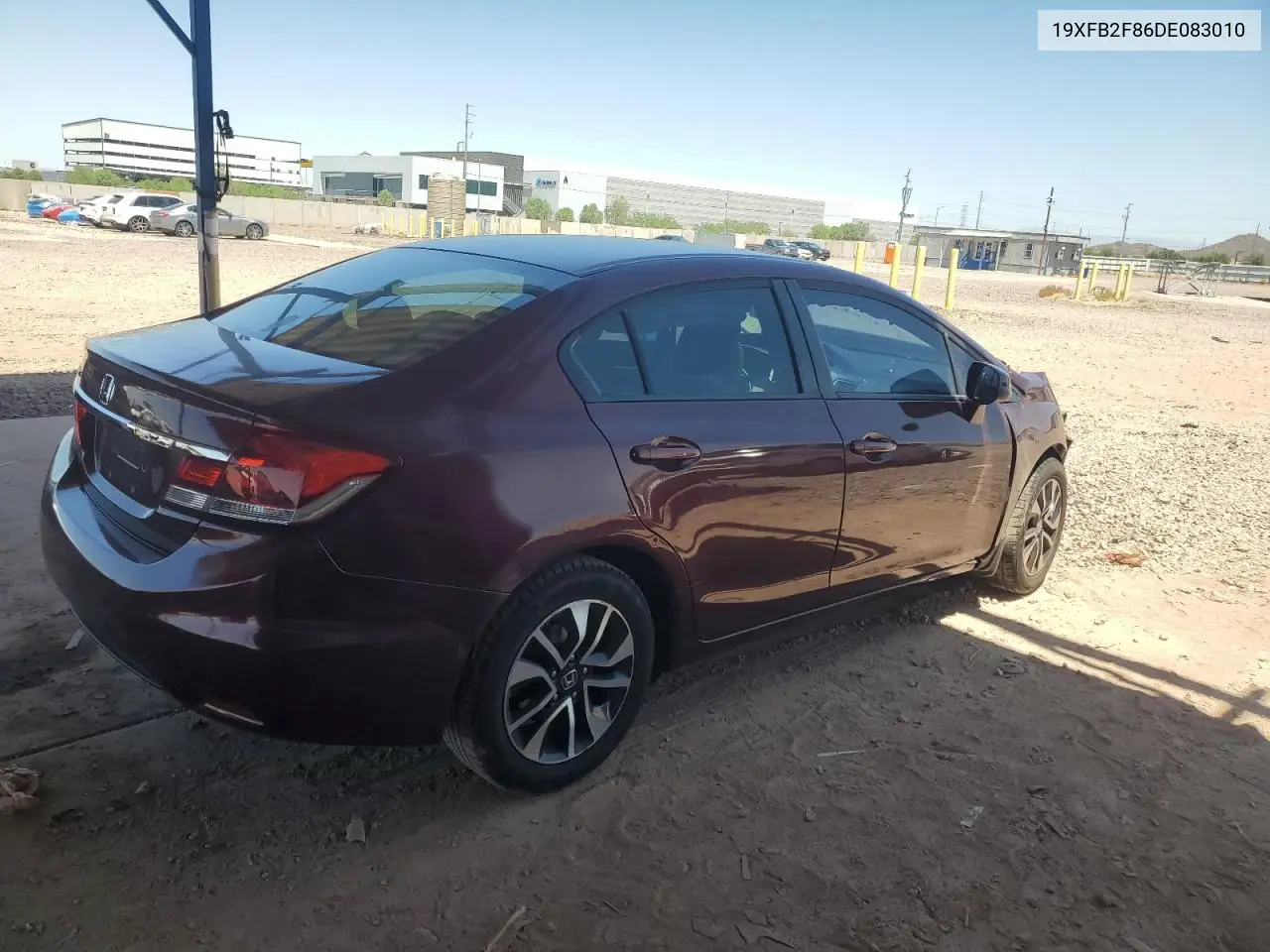 2013 Honda Civic Ex VIN: 19XFB2F86DE083010 Lot: 62749145