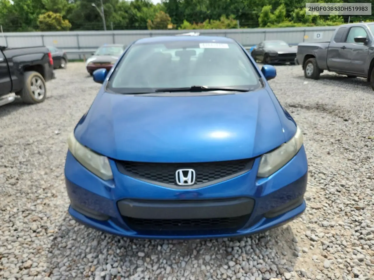 2013 Honda Civic Lx VIN: 2HGFG3B53DH519983 Lot: 62841975