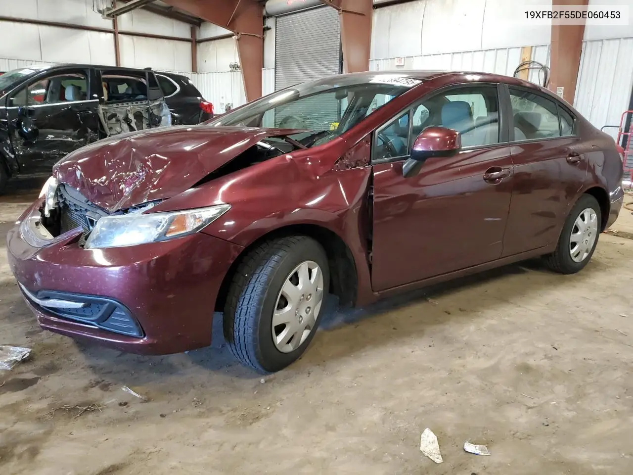 2013 Honda Civic Lx VIN: 19XFB2F55DE060453 Lot: 62894795