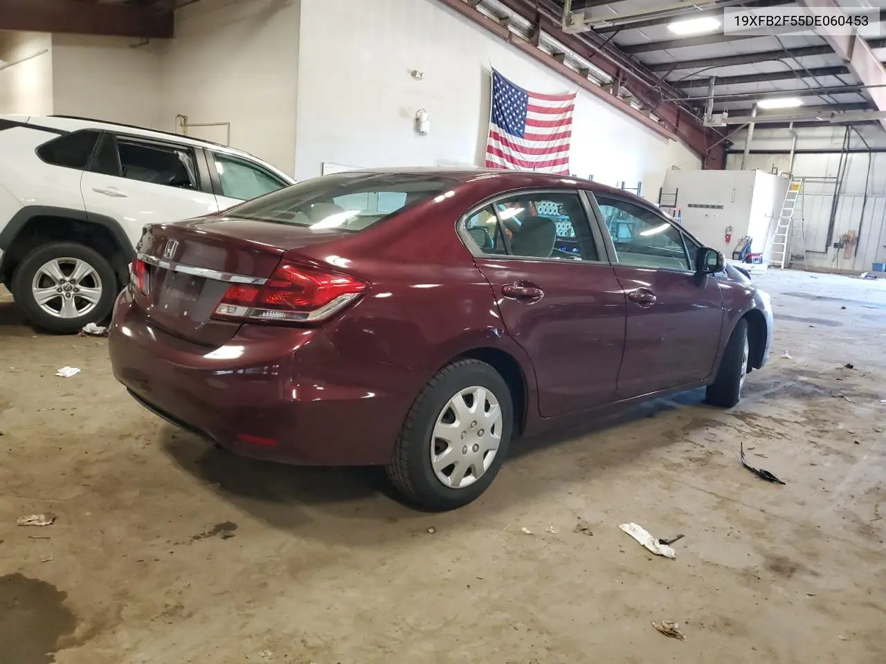 2013 Honda Civic Lx VIN: 19XFB2F55DE060453 Lot: 62894795