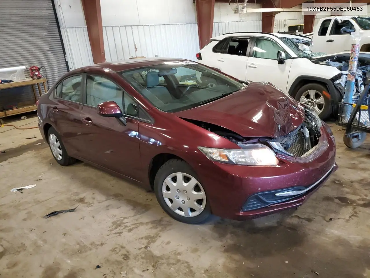 2013 Honda Civic Lx VIN: 19XFB2F55DE060453 Lot: 62894795
