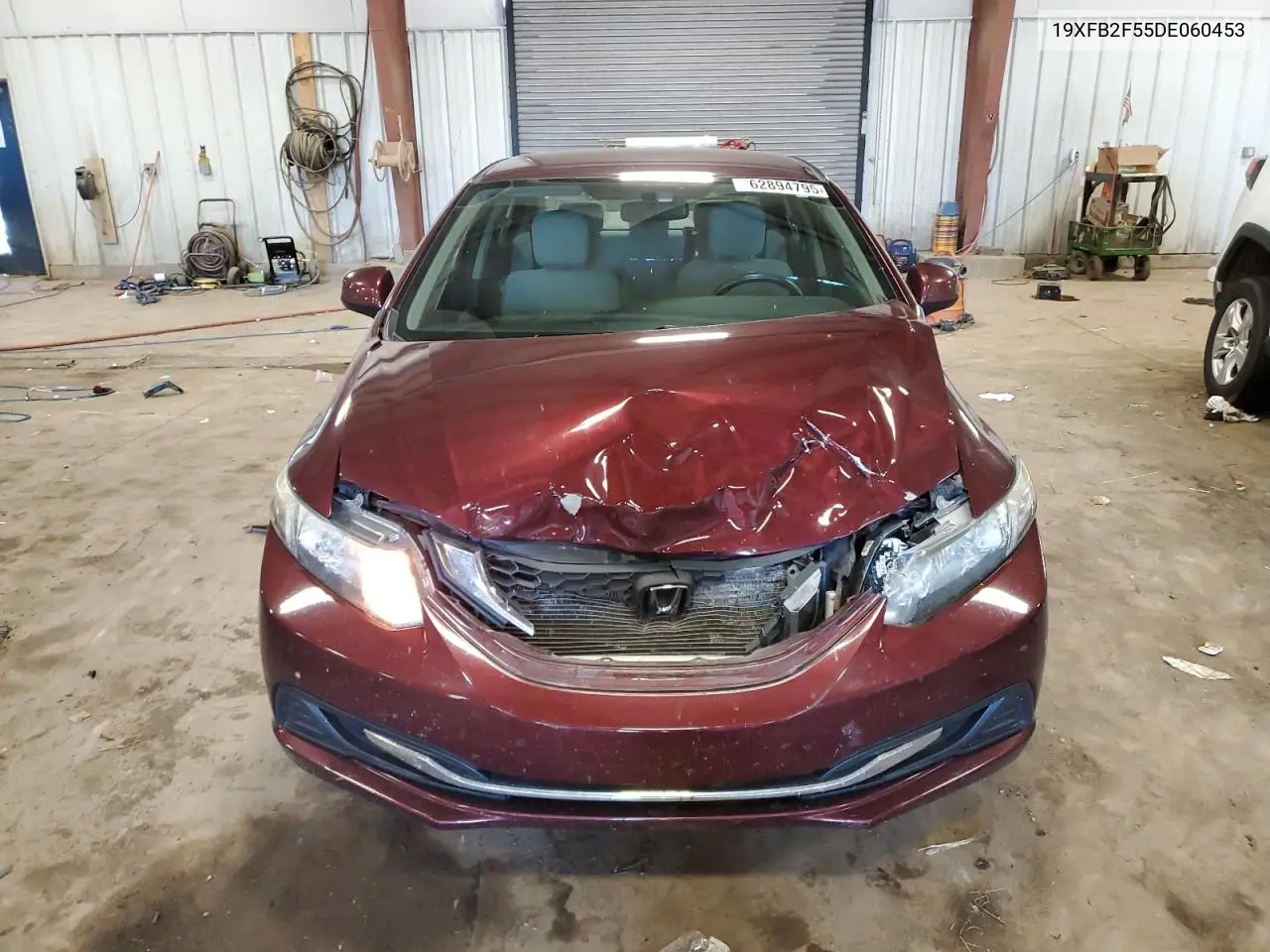 2013 Honda Civic Lx VIN: 19XFB2F55DE060453 Lot: 62894795
