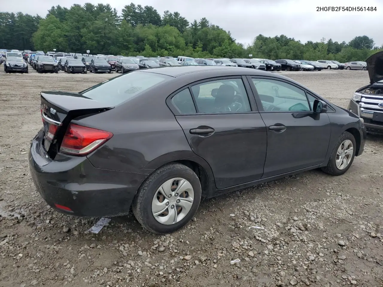 2013 Honda Civic Lx VIN: 2HGFB2F54DH561484 Lot: 63087345