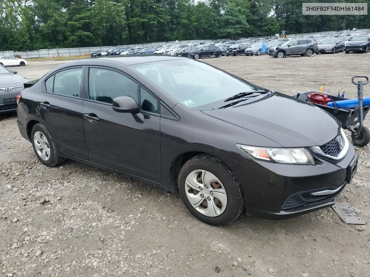 2013 Honda Civic Lx VIN: 2HGFB2F54DH561484 Lot: 63087345