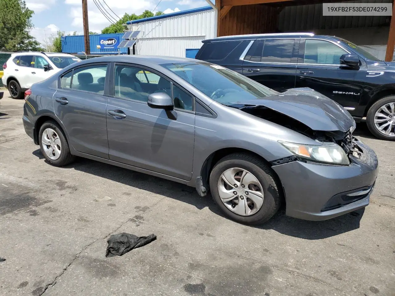 2013 Honda Civic Lx VIN: 19XFB2F53DE074299 Lot: 63095605