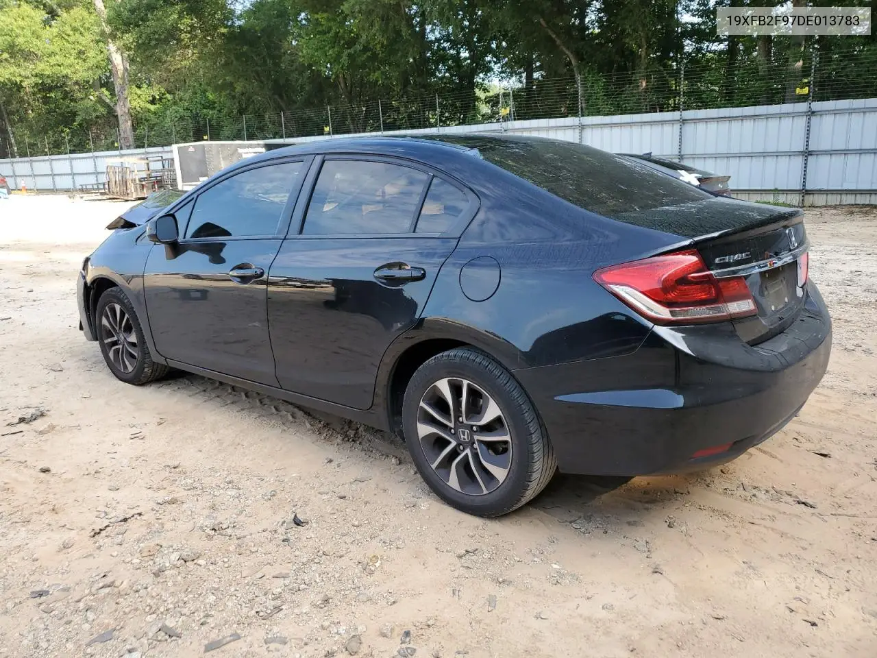 2013 Honda Civic Exl VIN: 19XFB2F97DE013783 Lot: 63932725