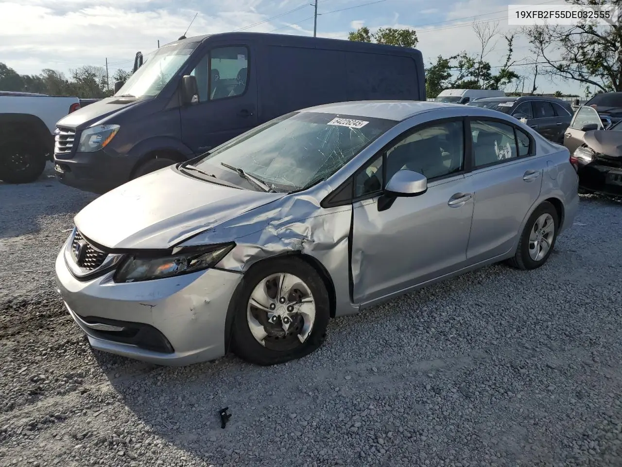 19xfb2f55de032555 19XFB2F55DE032555 2013 Honda Civic Lx