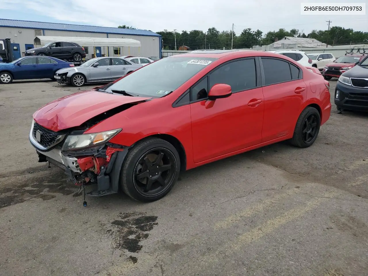 2013 Honda Civic Si VIN: 2HGFB6E50DH709753 Lot: 64301235