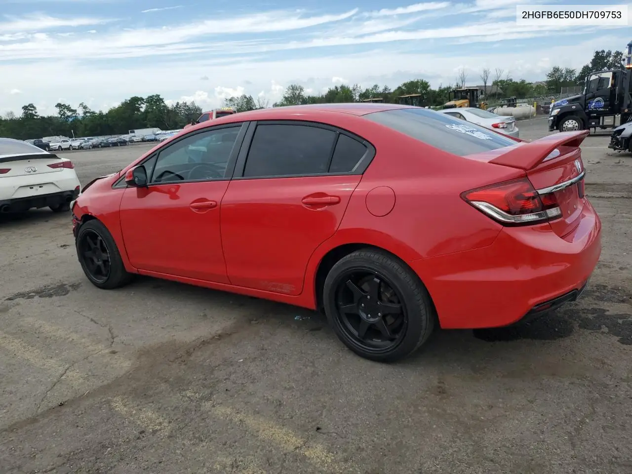 2013 Honda Civic Si VIN: 2HGFB6E50DH709753 Lot: 64301235