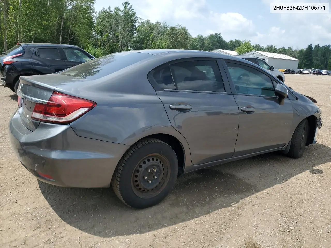 2013 Honda Civic Lx VIN: 2HGFB2F42DH106771 Lot: 64420245