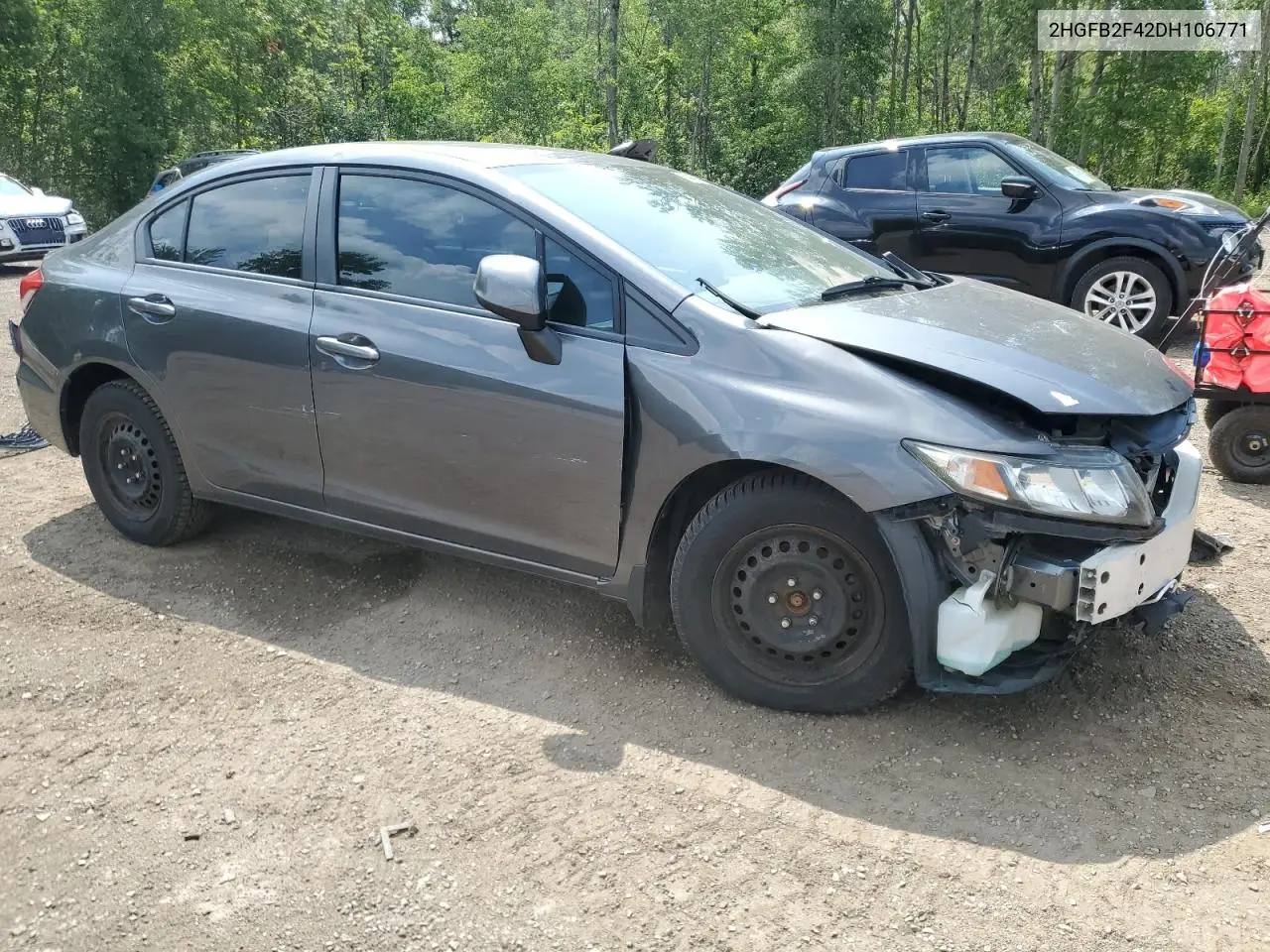 2013 Honda Civic Lx VIN: 2HGFB2F42DH106771 Lot: 64420245