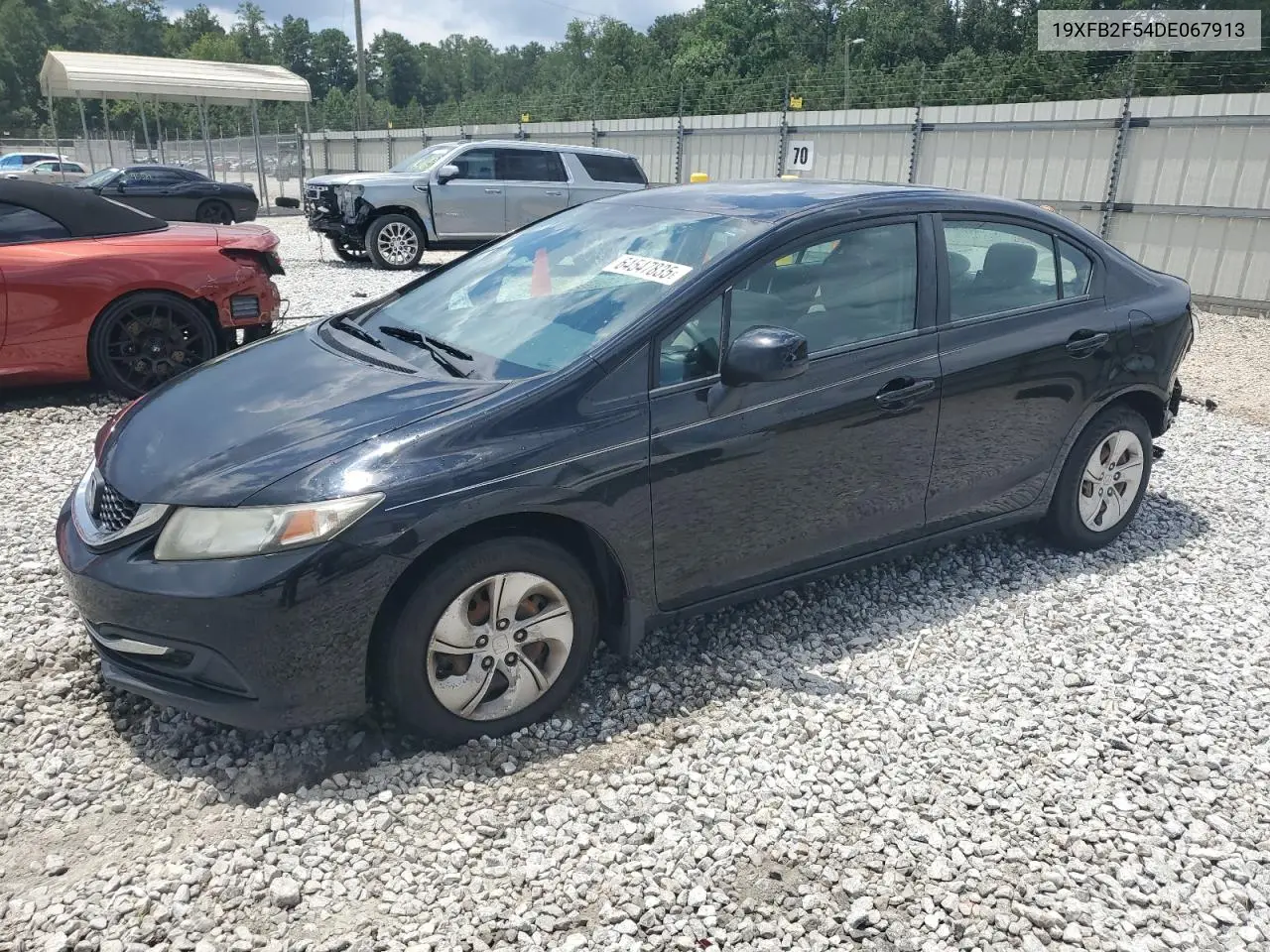 2013 Honda Civic Lx VIN: 19XFB2F54DE067913 Lot: 64547835