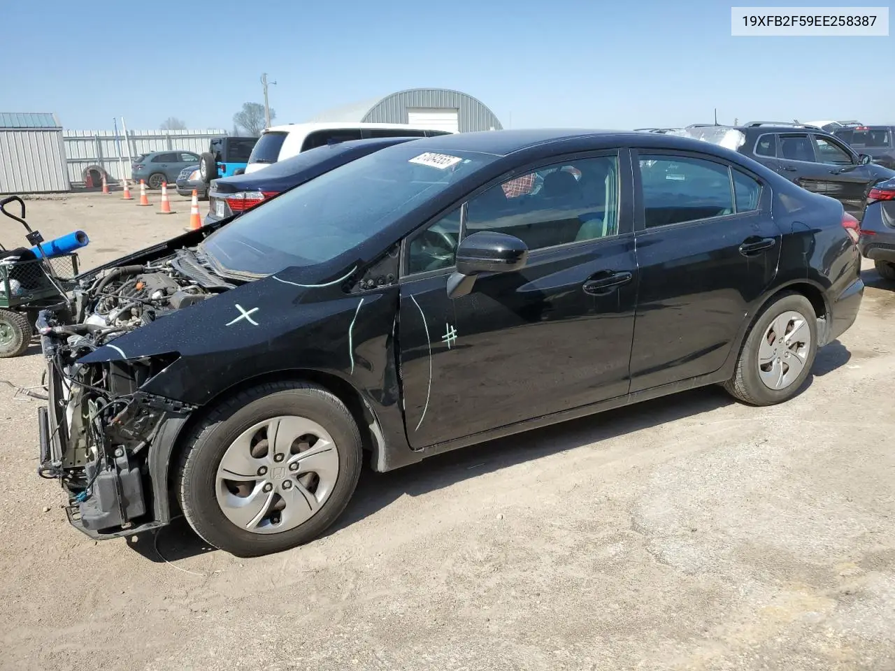 2014 Honda Civic Lx VIN: 19XFB2F59EE258387 Lot: 51084555