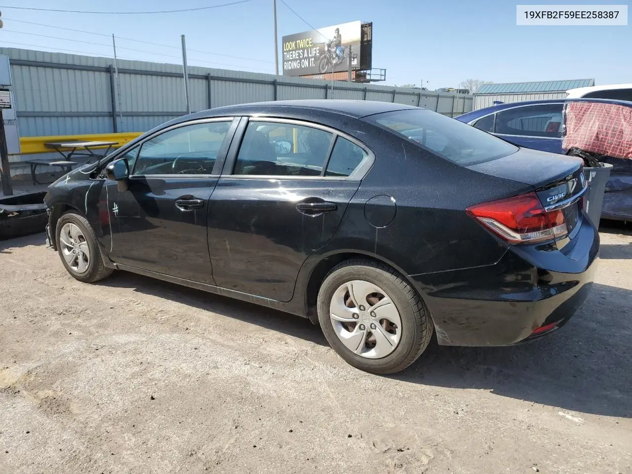 2014 Honda Civic Lx VIN: 19XFB2F59EE258387 Lot: 51084555
