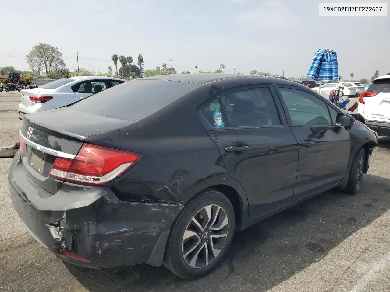 2014 Honda Civic Ex VIN: 19XFB2F87EE272637 Lot: 52620915