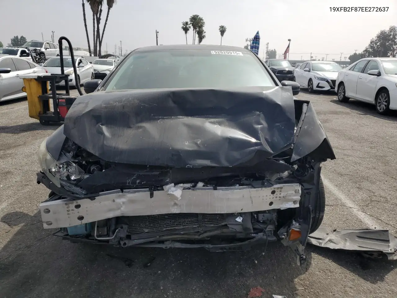 2014 Honda Civic Ex VIN: 19XFB2F87EE272637 Lot: 52620915