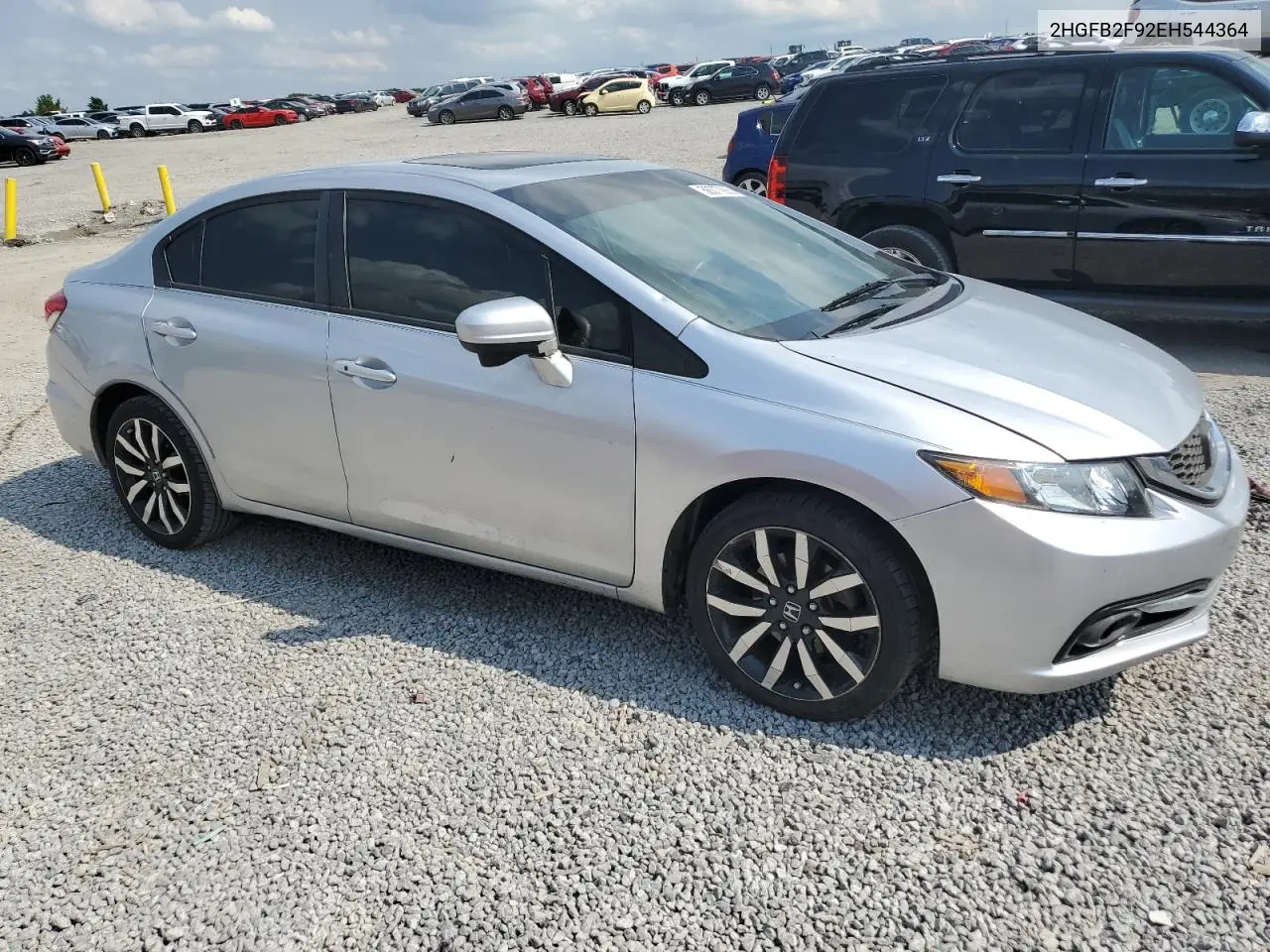 2014 Honda Civic Exl VIN: 2HGFB2F92EH544364 Lot: 56377985