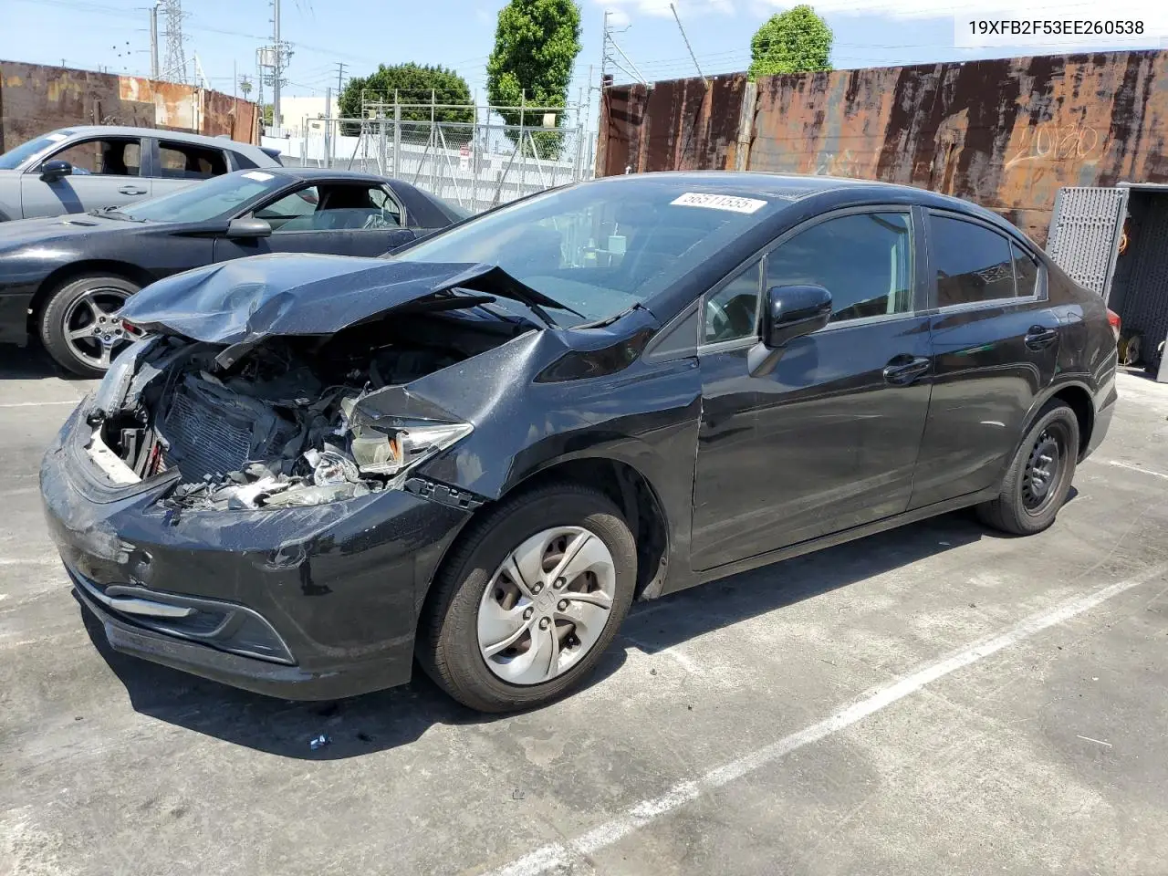 2014 Honda Civic Lx VIN: 19XFB2F53EE260538 Lot: 56511555