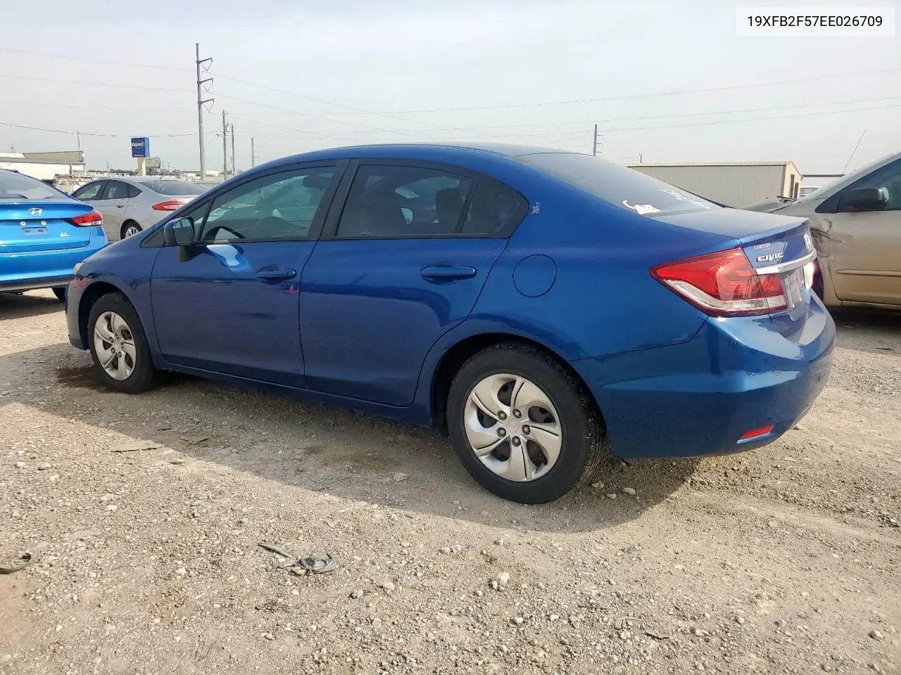 2014 Honda Civic Lx VIN: 19XFB2F57EE026709 Lot: 56791725