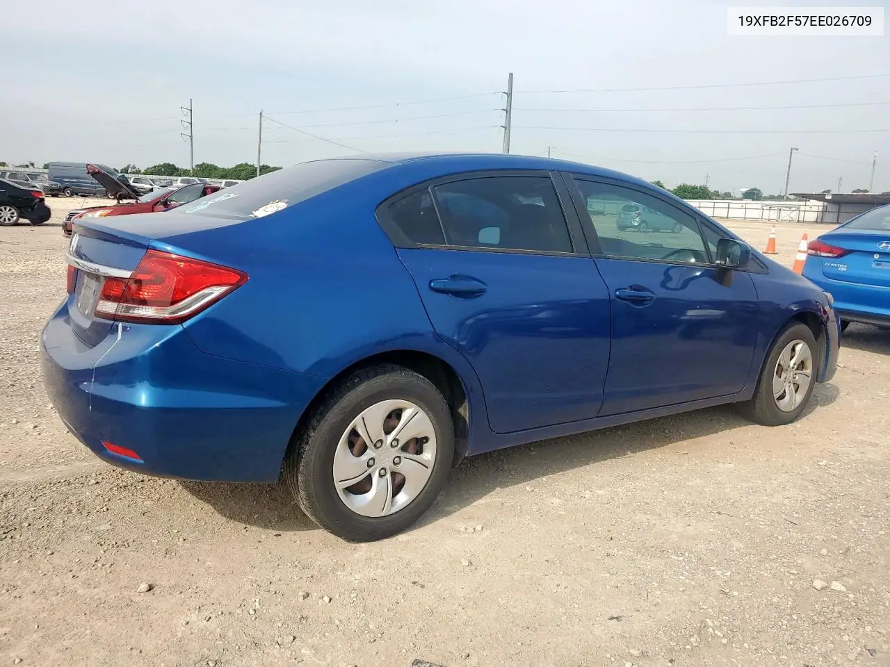 2014 Honda Civic Lx VIN: 19XFB2F57EE026709 Lot: 56791725