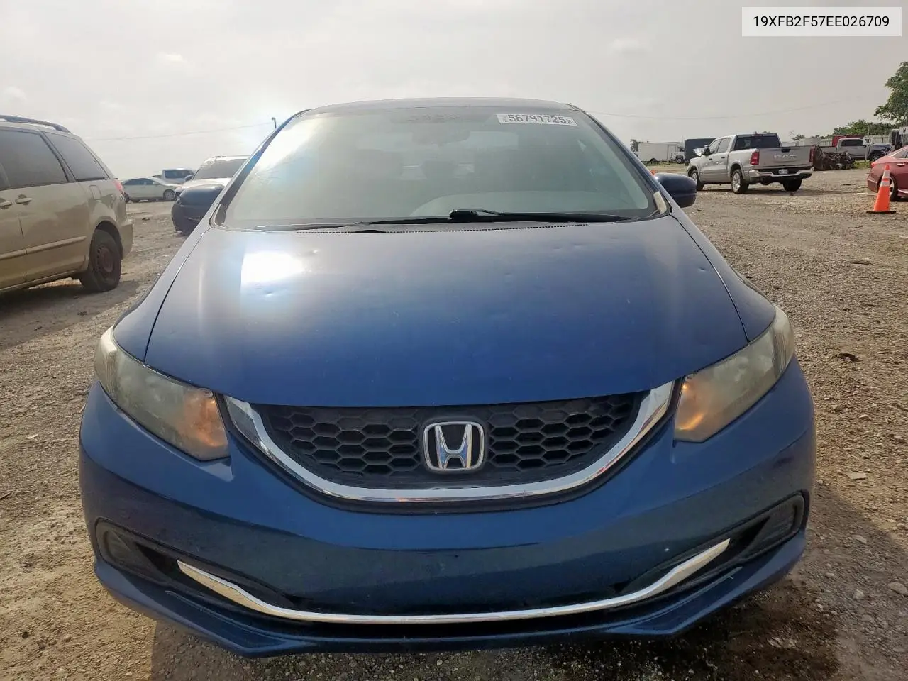 2014 Honda Civic Lx VIN: 19XFB2F57EE026709 Lot: 56791725