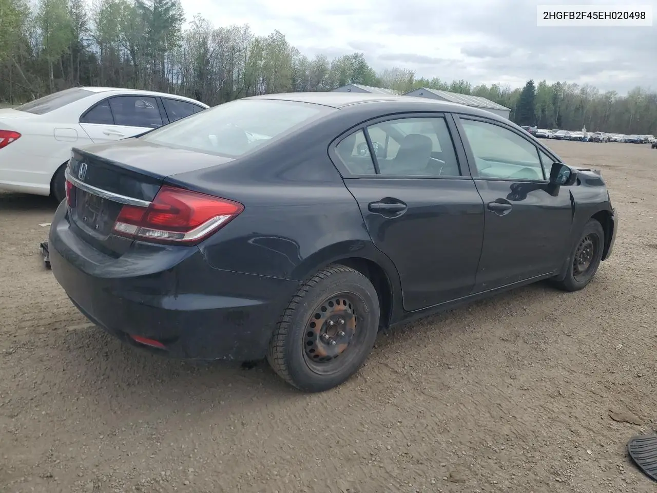2014 Honda Civic Lx VIN: 2HGFB2F45EH020498 Lot: 57039765