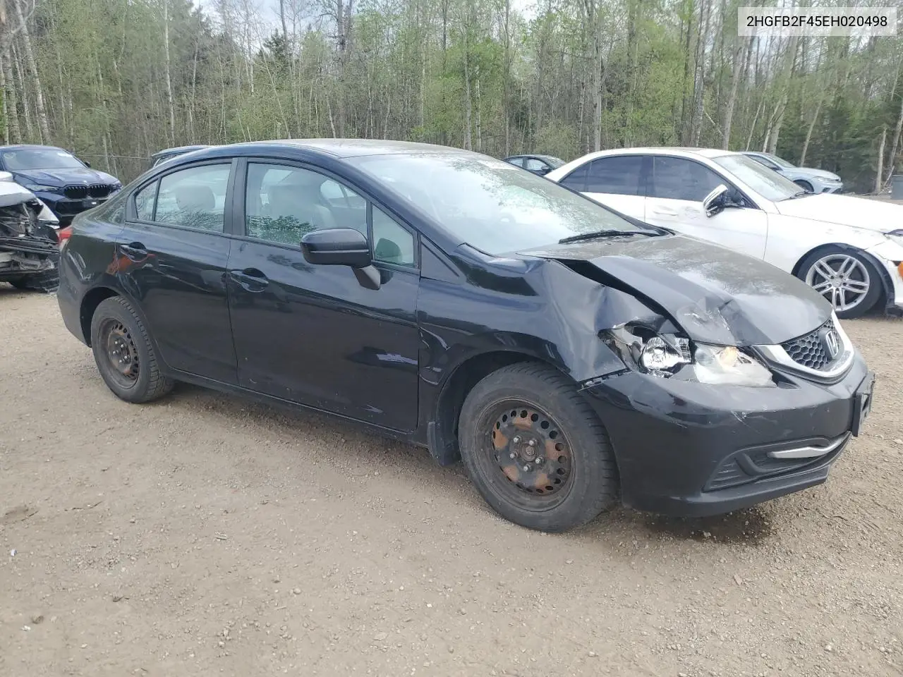 2014 Honda Civic Lx VIN: 2HGFB2F45EH020498 Lot: 57039765