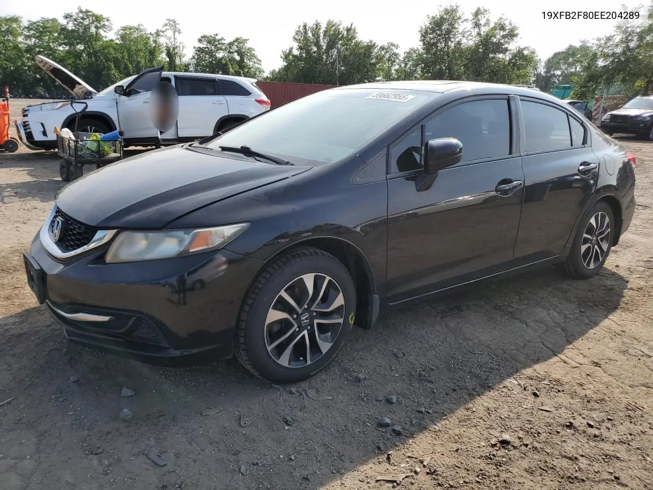 2014 Honda Civic Ex VIN: 19XFB2F80EE204289 Lot: 59662955