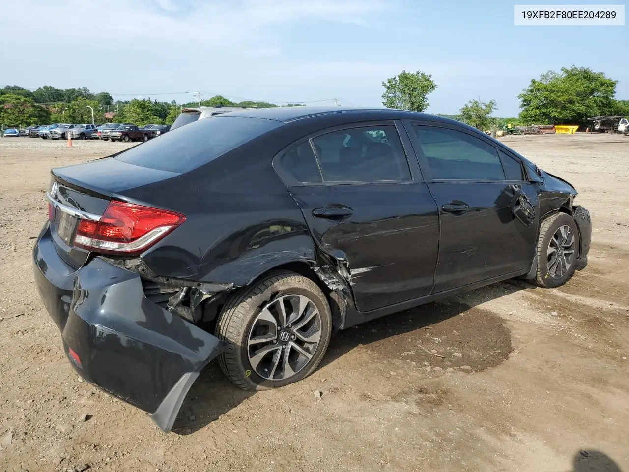2014 Honda Civic Ex VIN: 19XFB2F80EE204289 Lot: 59662955