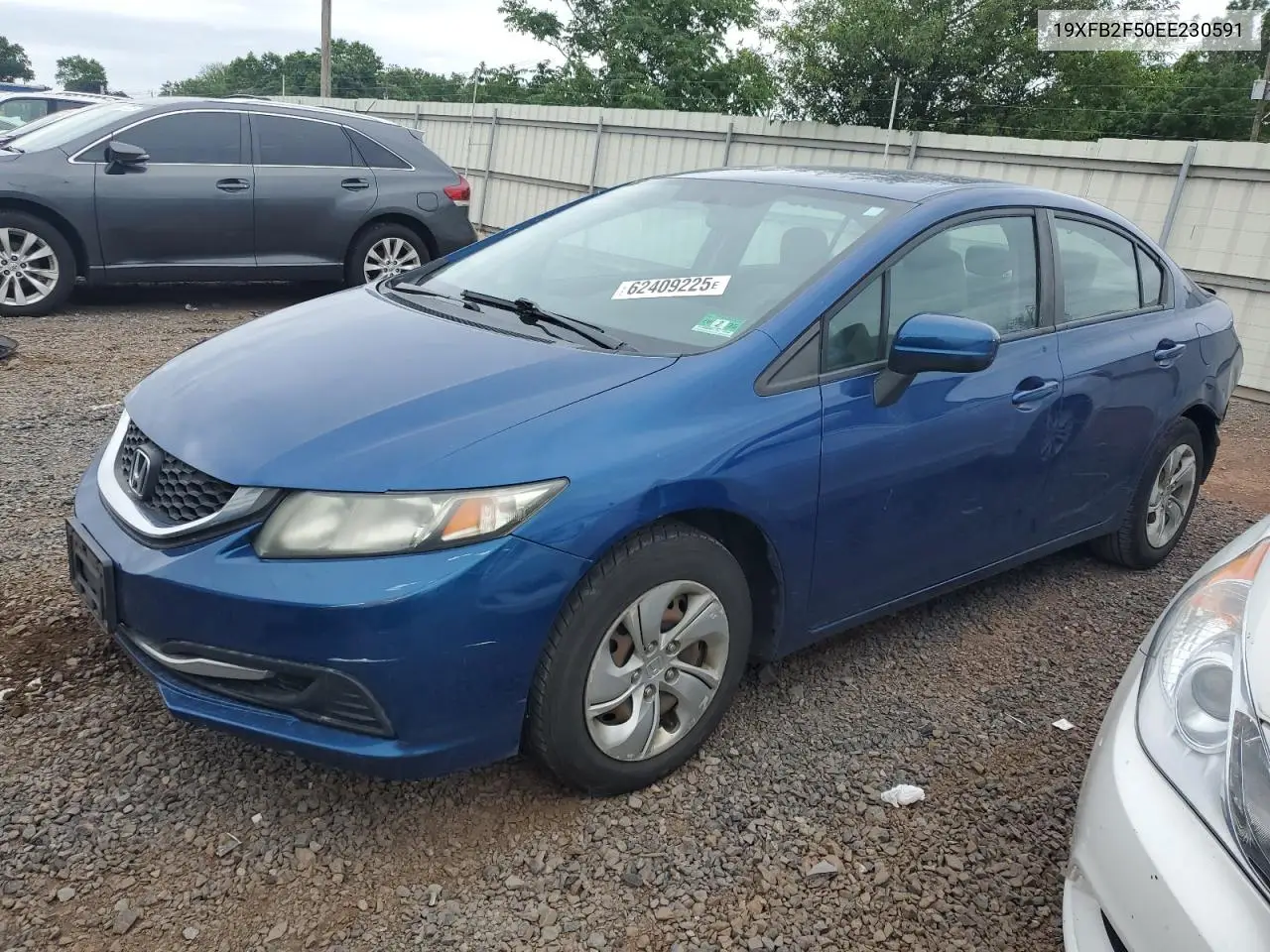 2014 Honda Civic Lx VIN: 19XFB2F50EE230591 Lot: 62409225